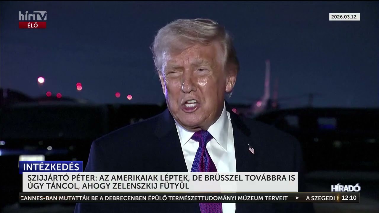 Szijjártó Péter: az amerikaiak léptek, de Brüsszel továbbra is úgy táncol, ahogy Zelenszkij fütyül