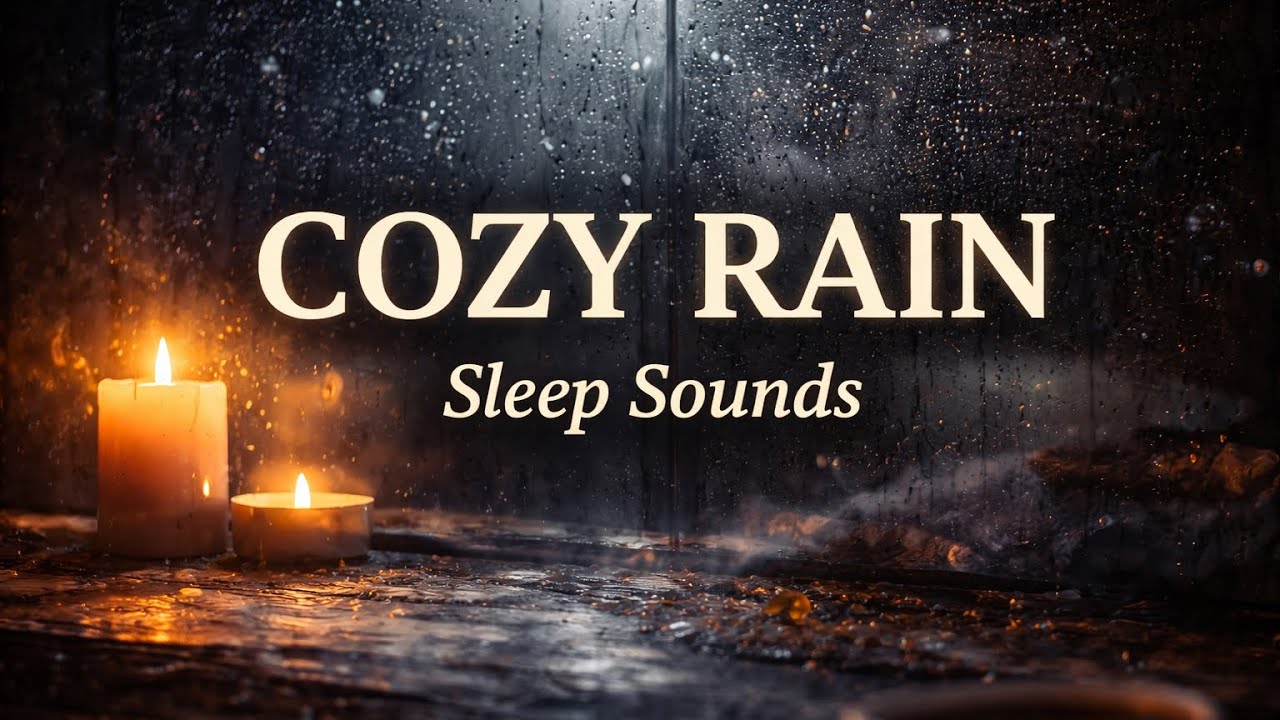 Peaceful Rain Ambience for Stress Relief 🌧️ 2 Hours | Dark Screen Sleep Sounds