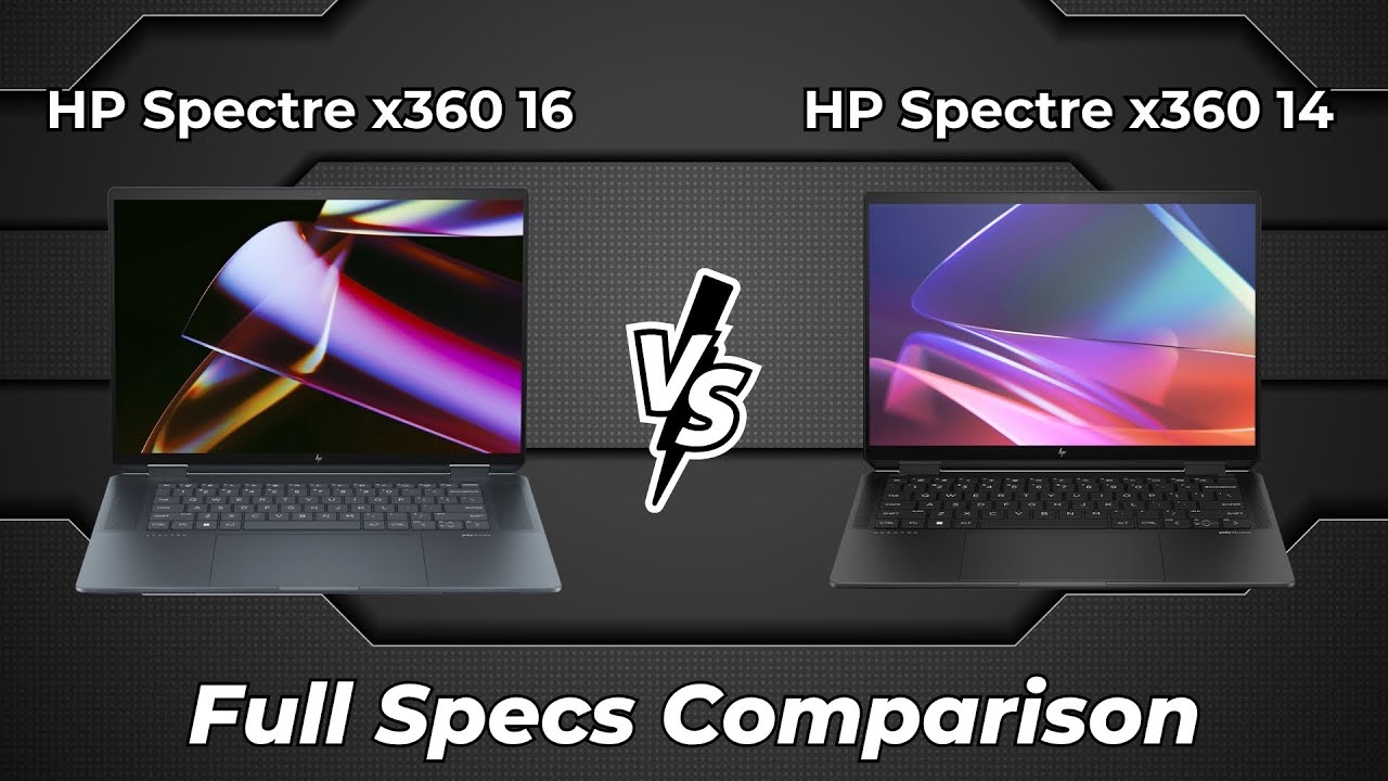 HP Spectre x360 16 vs HP Spectre x360 14 🔥 Full Specs Comparison