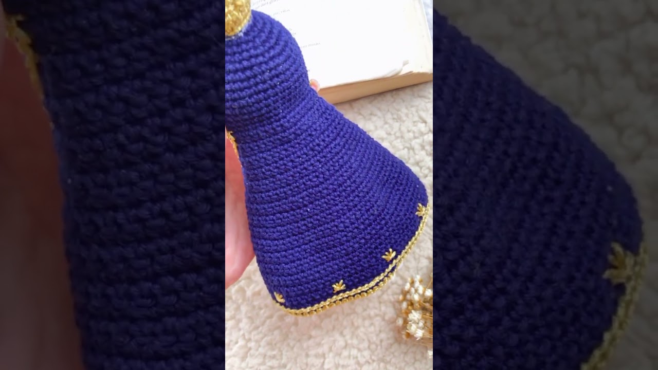 Nossa Senhora de Aparecida! #crochetando #amigurumi #nossasenhoraaparecida #diy #passoapasso