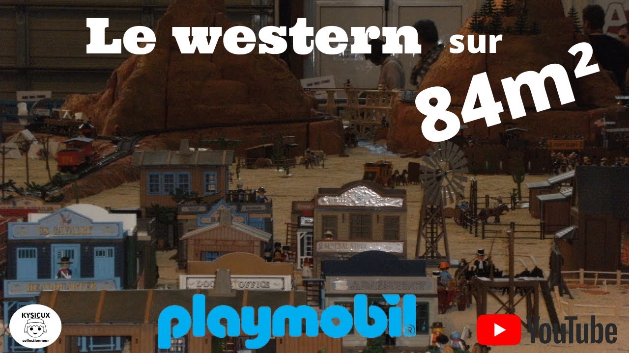 Mega diorama western, farwest, cowboy, indien, oeste Playmobil
