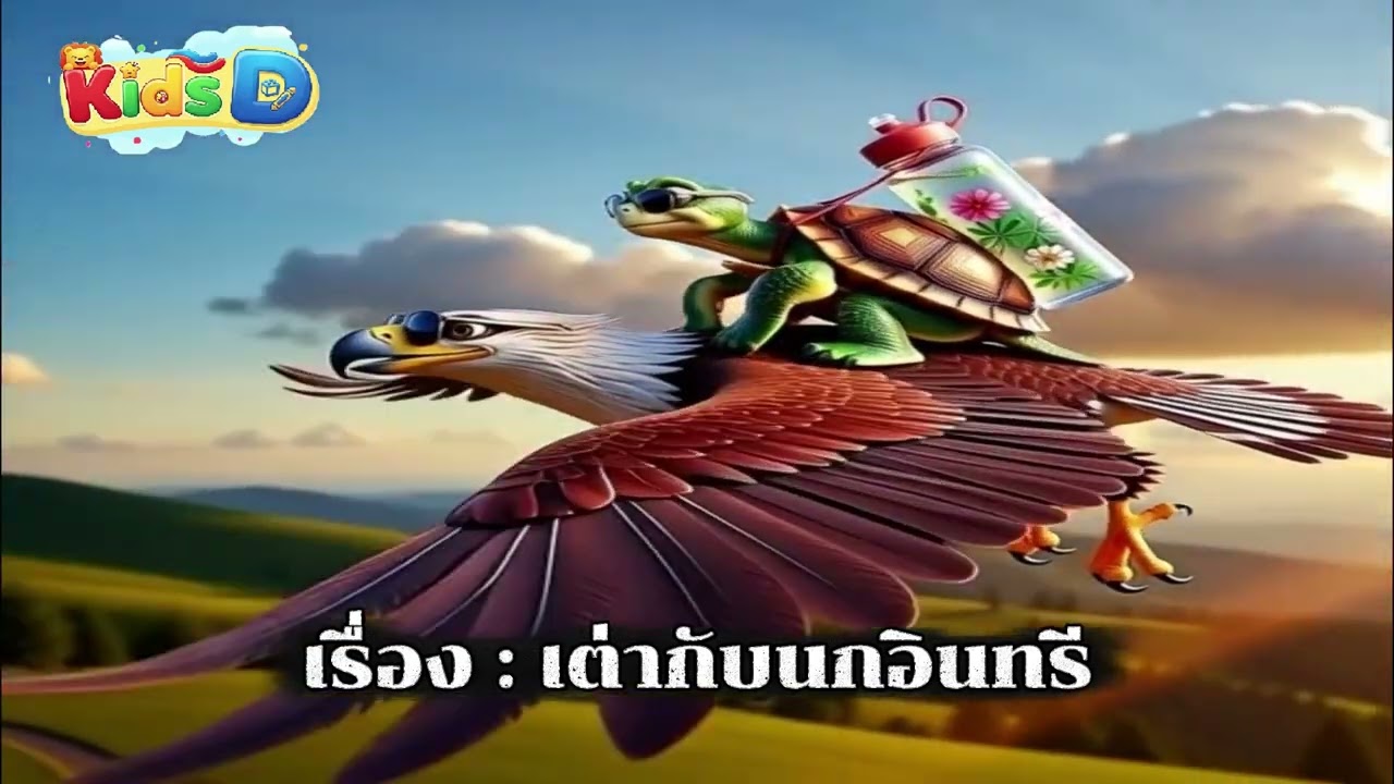 นิทานอิสปก่อนนอน :  เรื่อง เต่ากับนกอินทรี