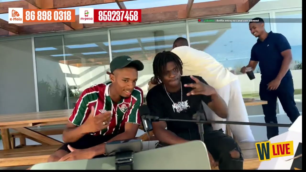 Meu Mano Denzel faz live com Vulgo Dg