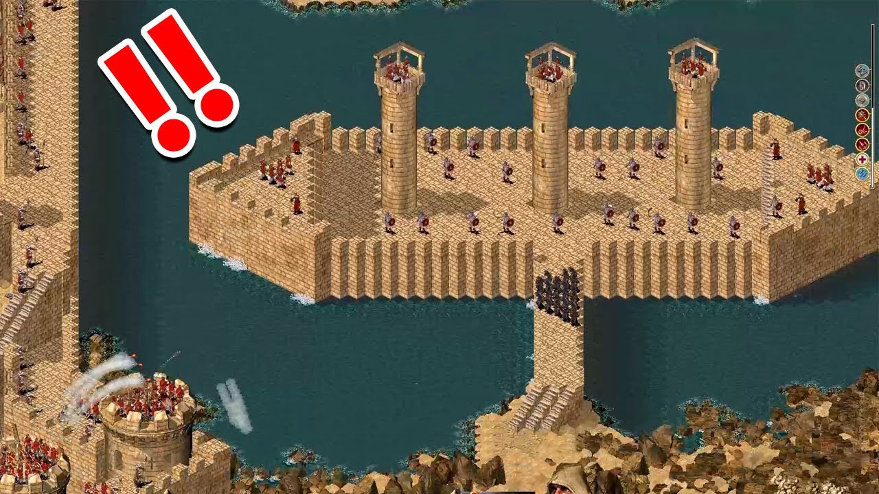 Build a huge seaport in Stronghold Crusader