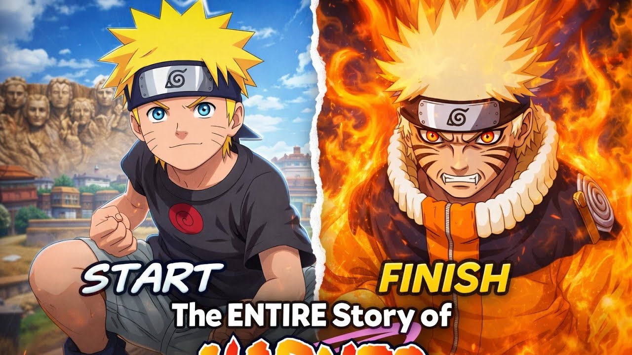 Naruto Complete Story | Start to Finish Anime Explained 💥