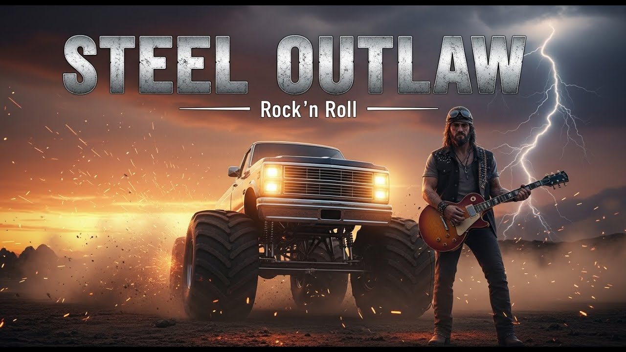 ⭐ STEEL OUTLAW &ndash; Unleashing Monster Truck Power with Pure Rock Energy #outlawspirit