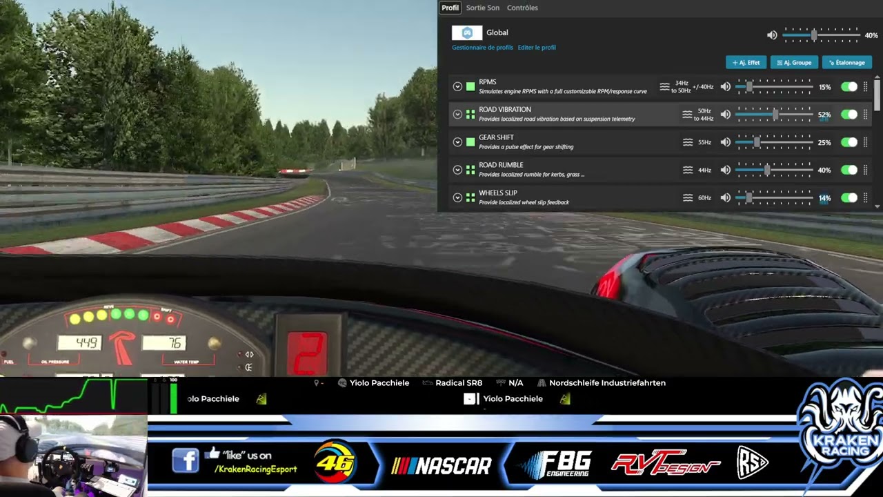 [FR-4/4] (Retour 1 an après) Tuto Bass Shaker(4) pour iRacing via Simhub