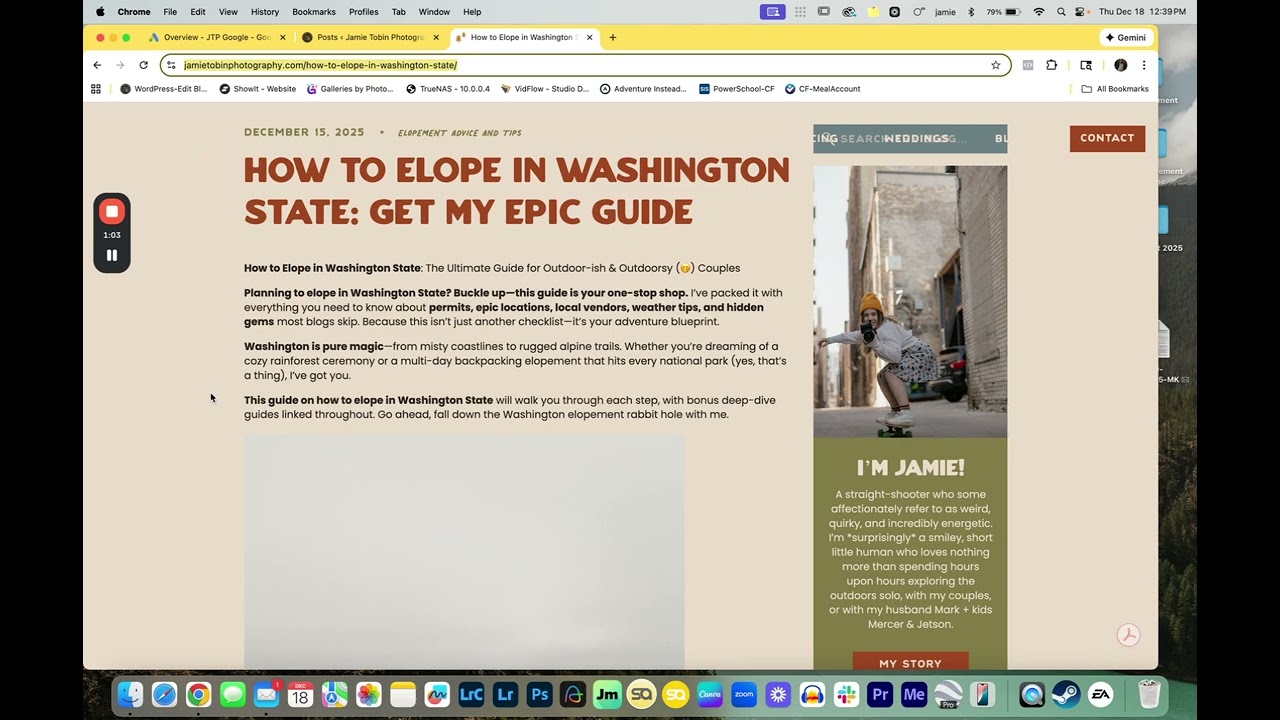 How To Guide to Eloping in Washington | Jamie Tobin Photography