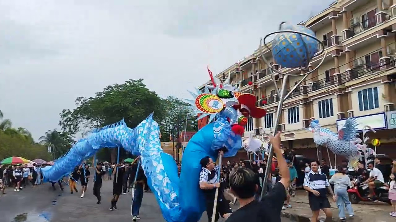 Latihan Tarian Naga Tim BLKX Sinar Borneo di Jalan Sidas Pontianak 1-2-2026