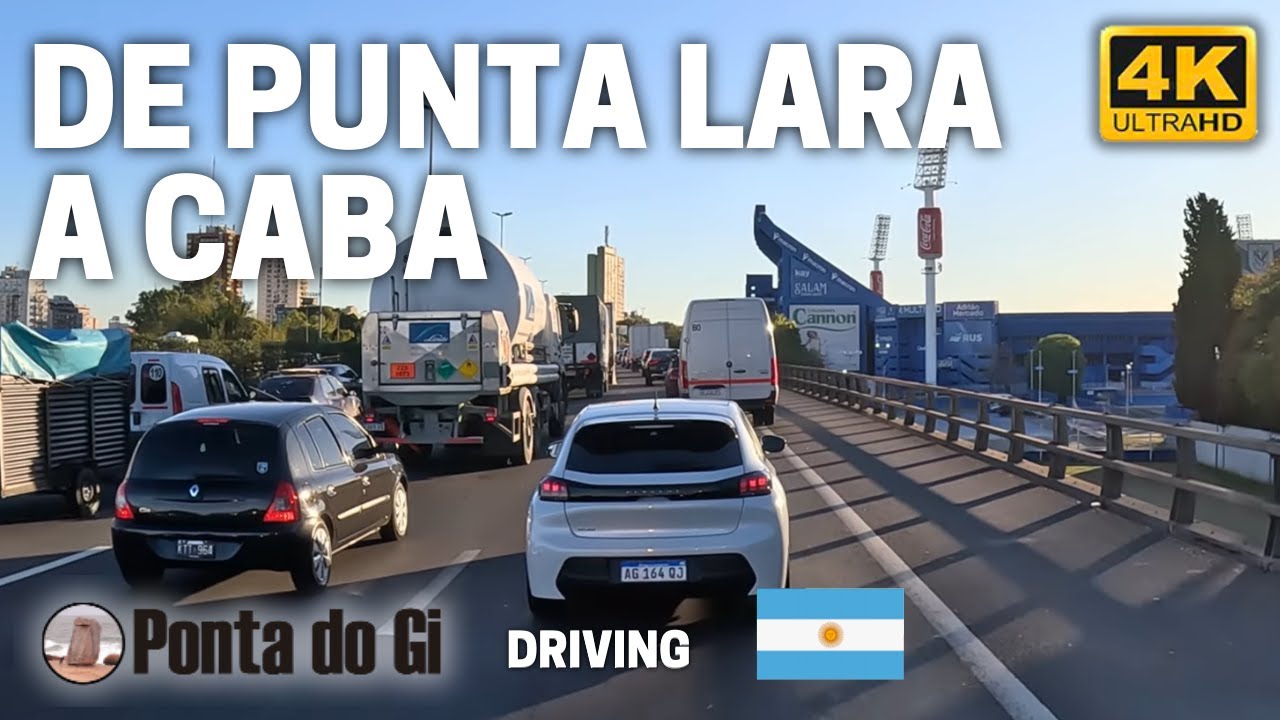 VIAJE sin cortes por AUTOPISTA LA PLATA - BUENOS AIRES 2025 #driving 4k en tiempo real - ARGENTINA