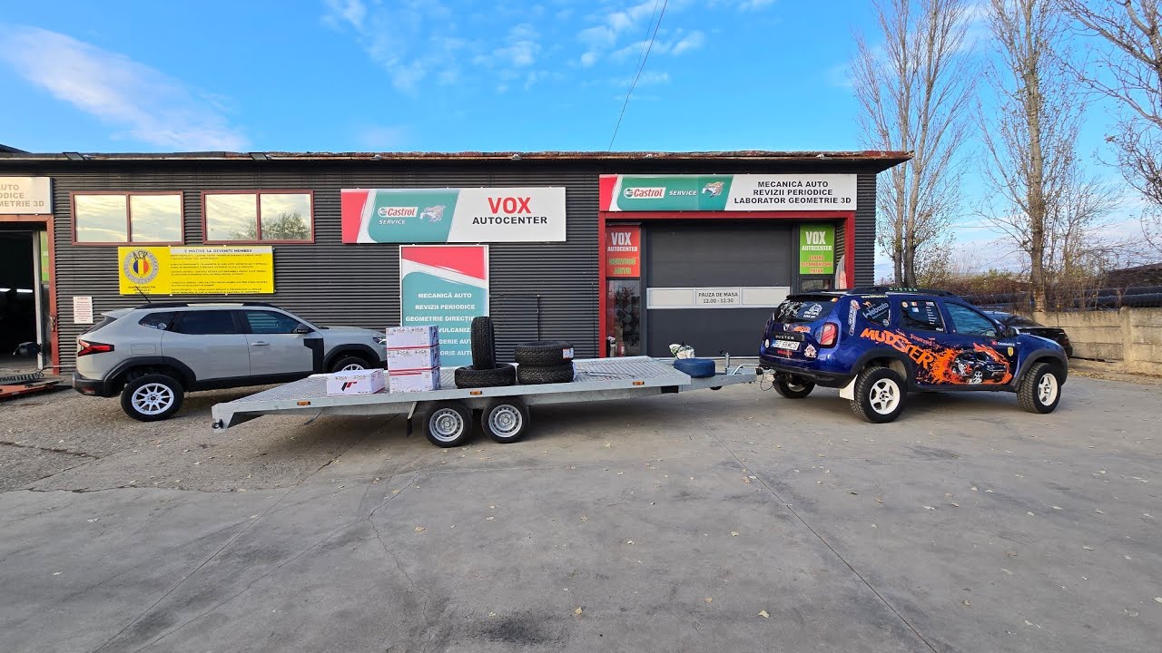 💥Duster 3-kit suspensie +4cm-Scut motor si diferențial-jante JR 11-anvelope iarnă-reglaj direcție💥