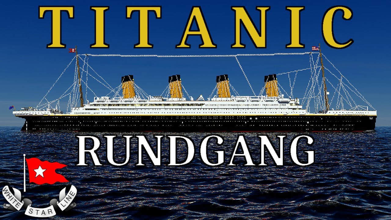 Minecraft R.M.S. TITANIC - Kompletter Rundgang