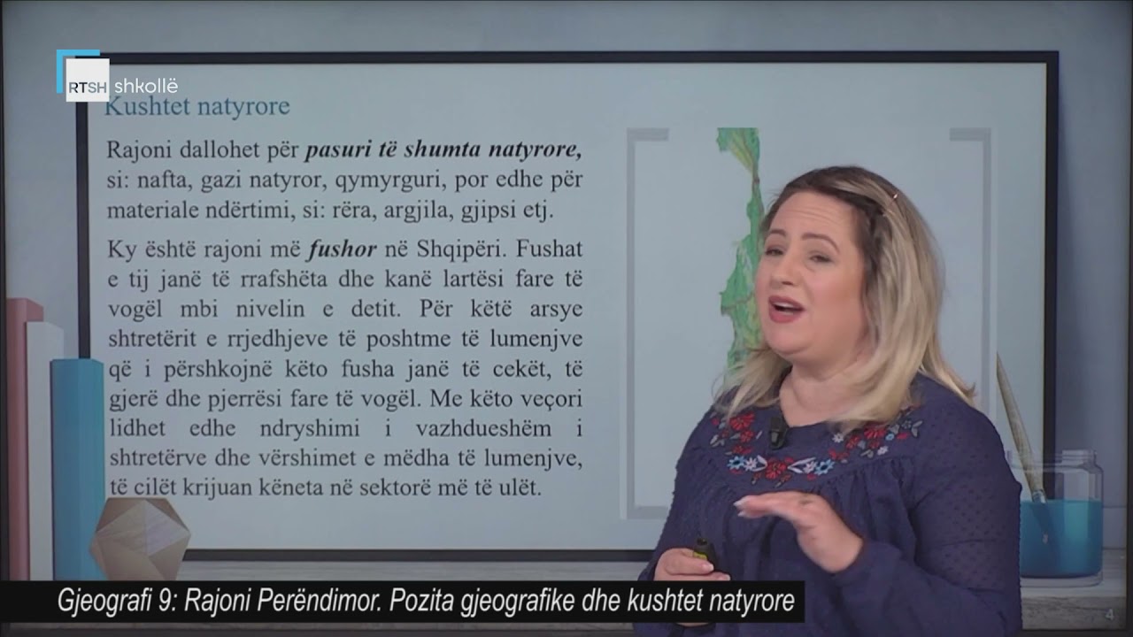 Gjeografi 9 - Rajoni Perëndimor. Pozita gjeografike dhe kushtet natyrore.