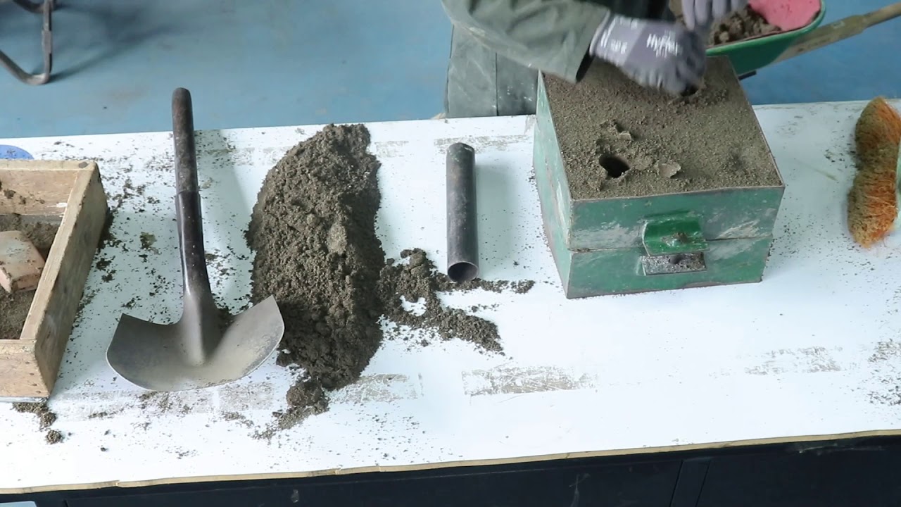 PRÁCTICA DE LABORATORIO: Moldeo de arena en verdes