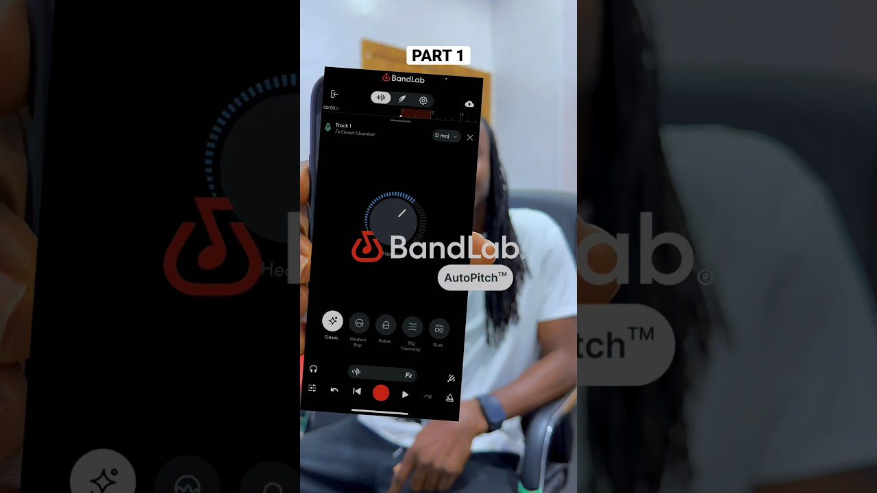 Как настроить вокал в BandLab (P1) #продюсер #afrobeat #bandlab #musicproduction #djsmithbeatz