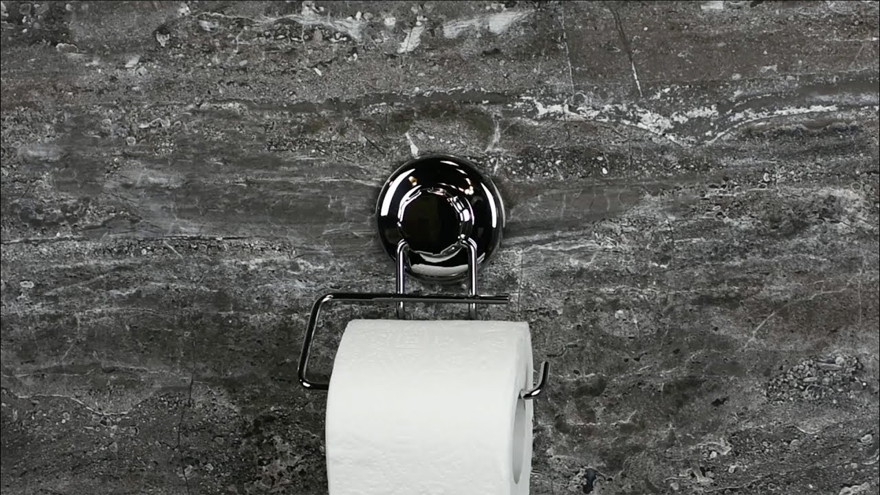 HASKO vacuum suction cup toilet paper holder review