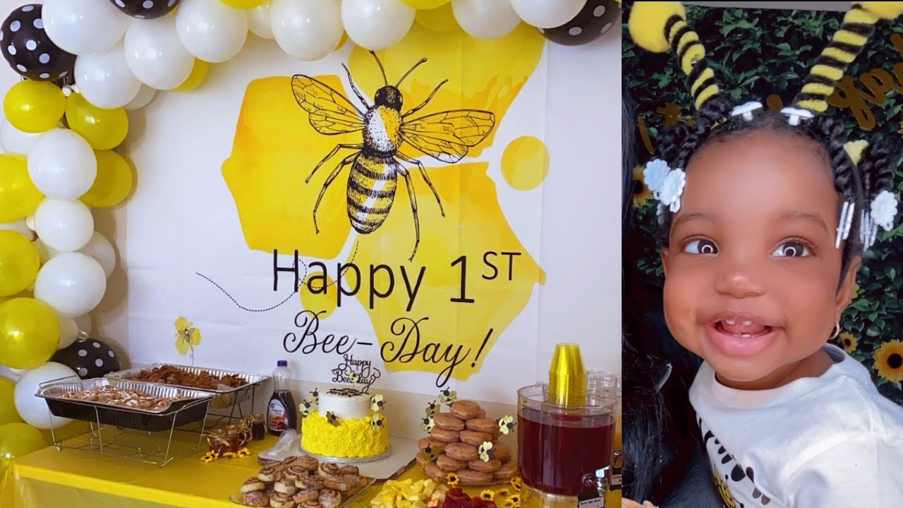 1st BEE Day Party Prep! (Bumble Bee Themed birthday Party)