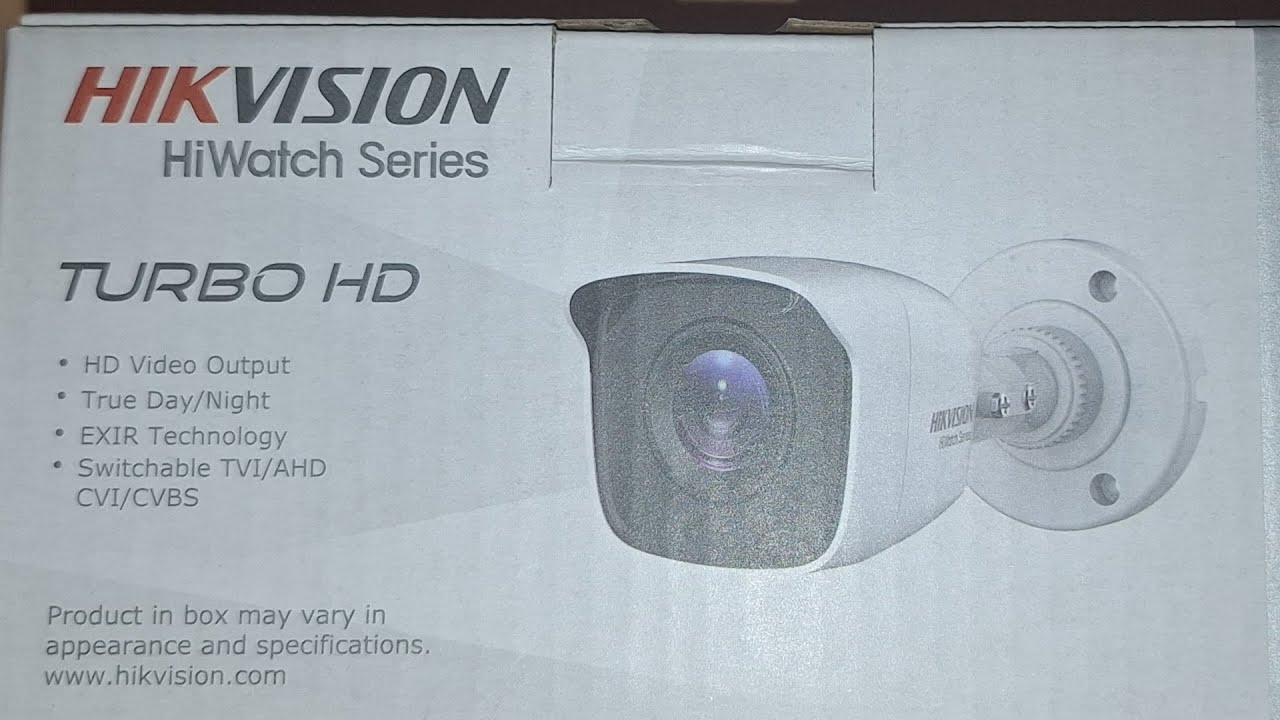 Analogna (HikVision) kamera unboxing