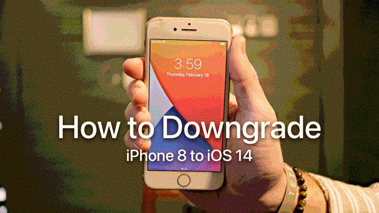 How to Downgrade iPhone 8 / 8 Plus