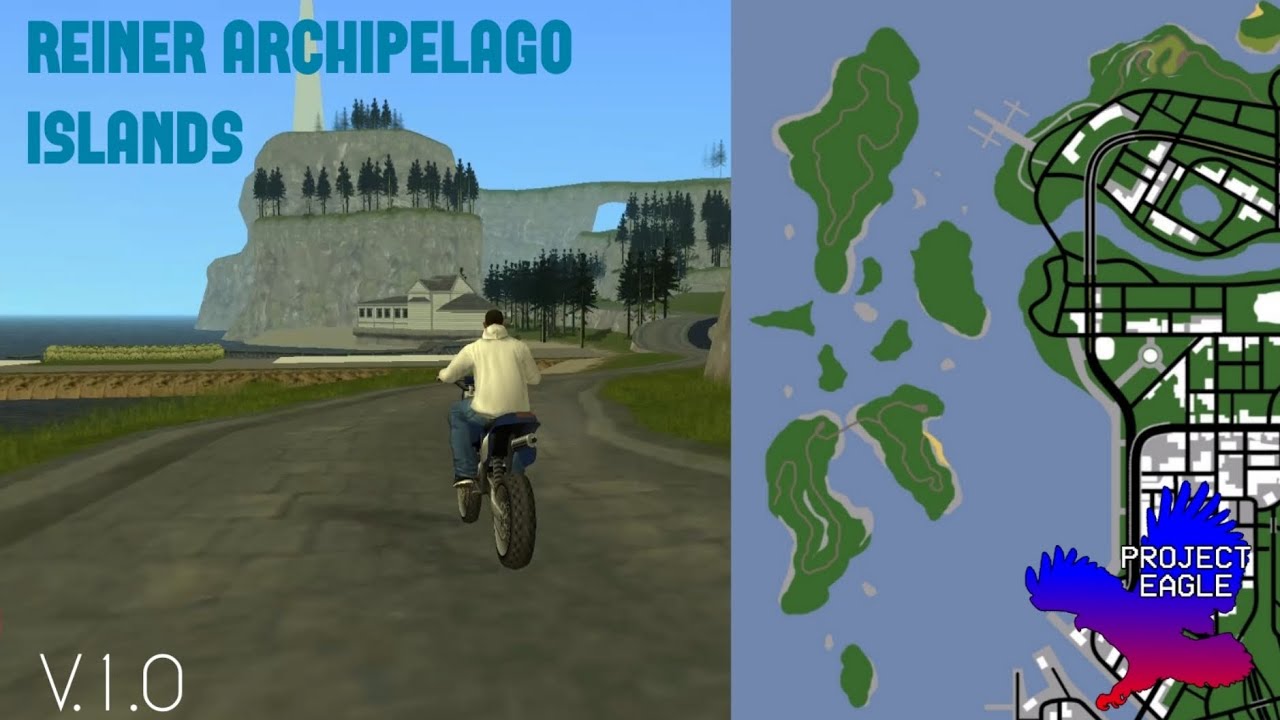 GTA SA Usa Mod - Reiner Archipelago (Project Eagle v.1.0)