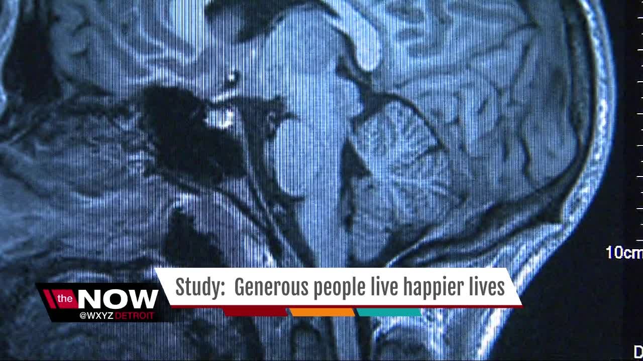 Generous people live happier lives