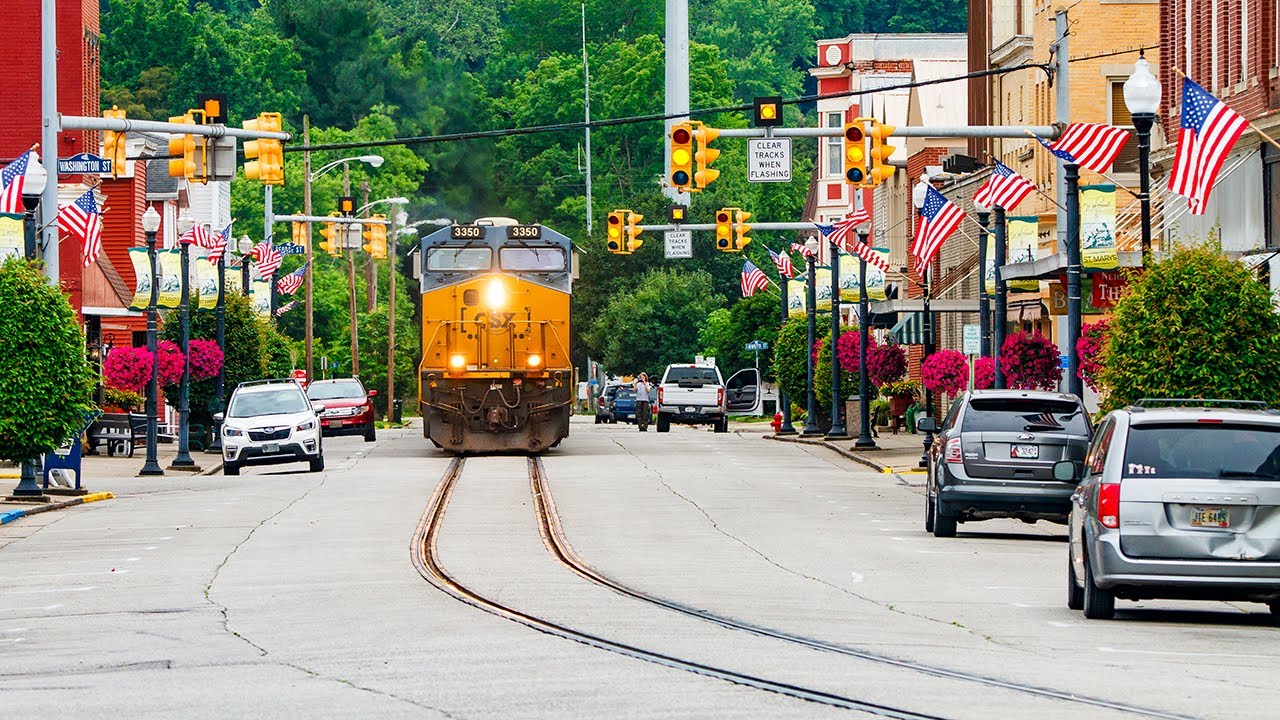 Chasing Empties Over CSX Ohio River and Short Line Subs, with Streetrunning!