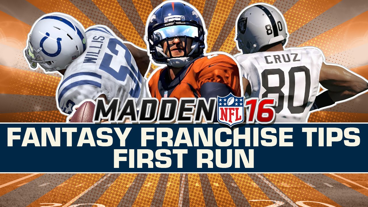 Madden 16 Fantasy Franchise Draft How To Draft Best Team Tips & Tricks