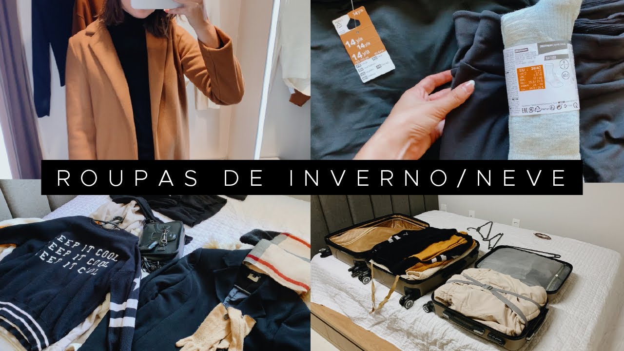 MALA DE INVERNO PARA O CHILE  | MALA MINIMALISTA