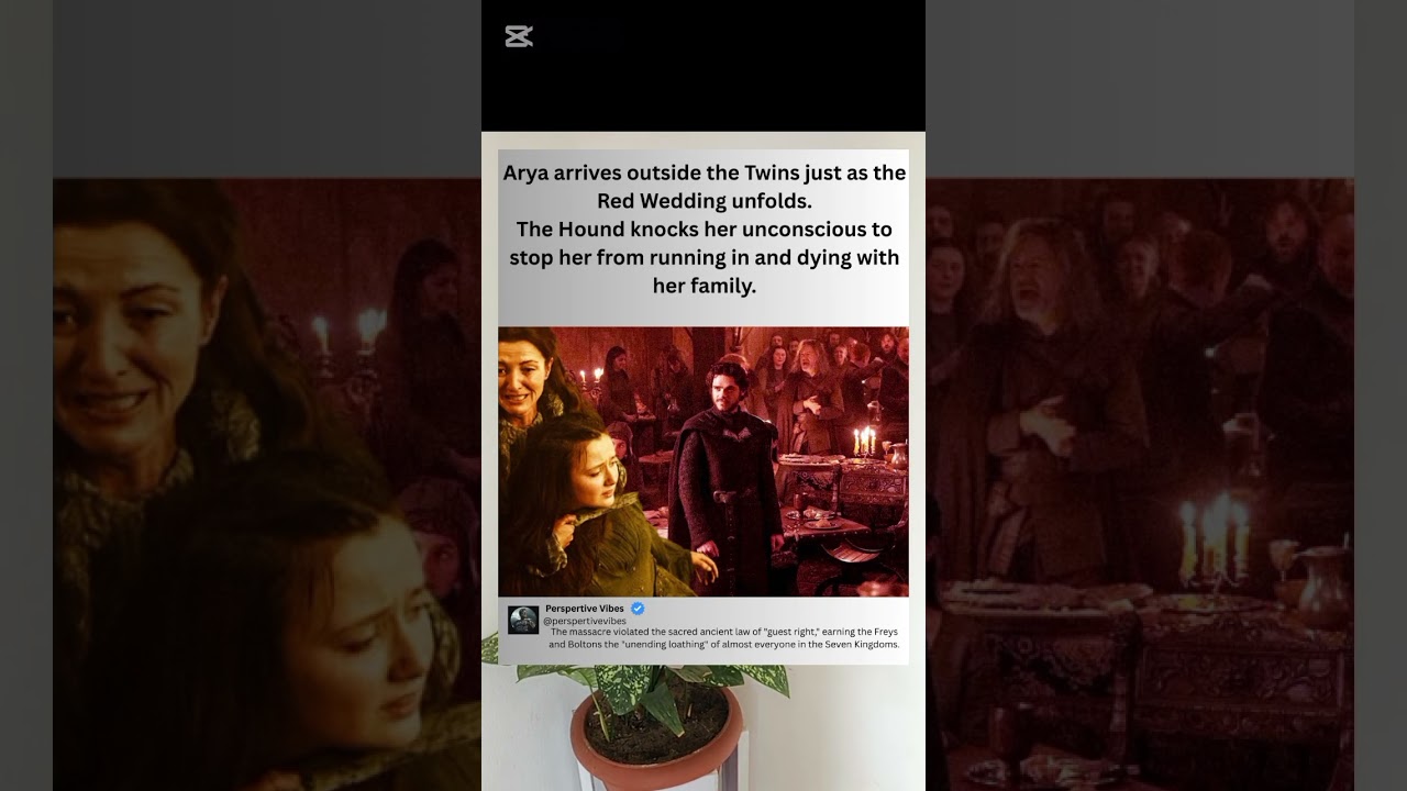 The Red Wedding: The Most Devastating 10 Minutes in Television History #gameofthrones