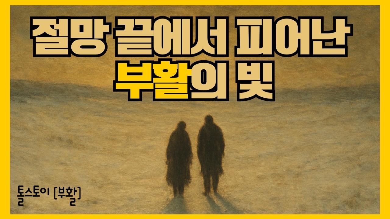[톨스토이특집] 그의 마지막 대작, 『부활』 | 죄와 속죄, 그리고 영혼의 구원