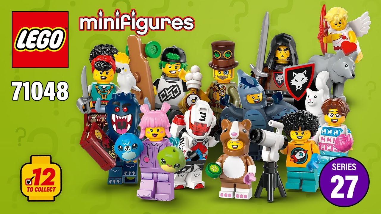 Wszystkie minifigurki LEGO z serii 27 (12 w 1) [71048] Kolekcjonowanie i budowanie @TopBrickBuilder