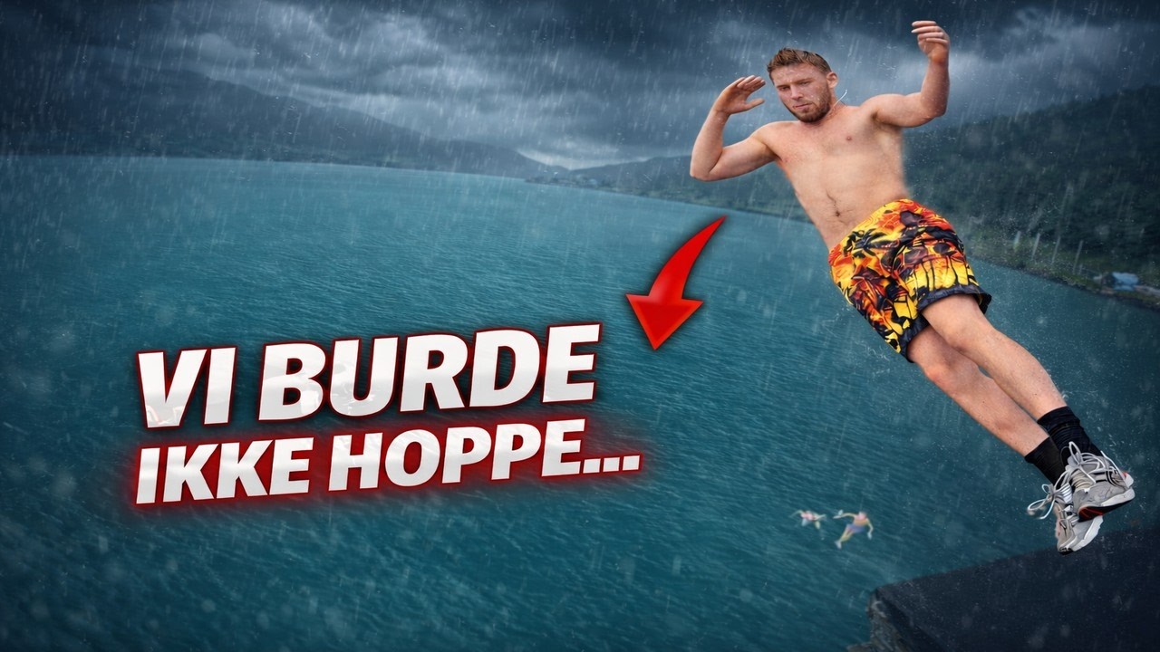Vores Europa tur starter vanvittigt – 18 meter + regnstorm!