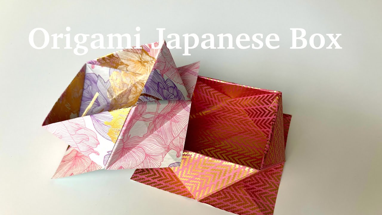 Easy Origami Japanese Box