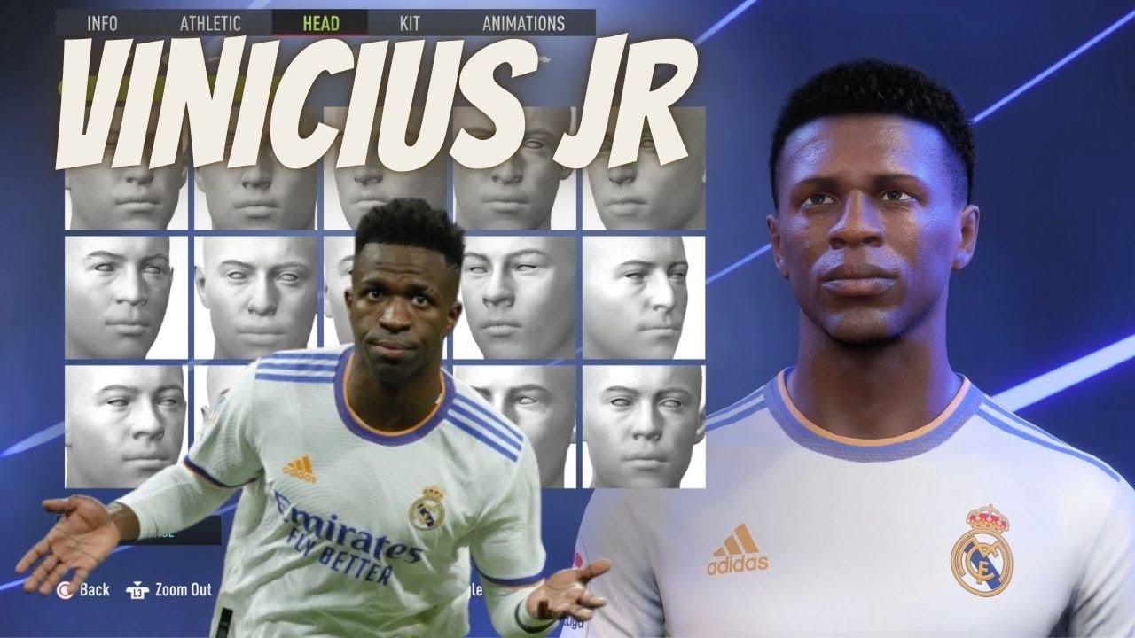FIFA 22 (23) How to make Vinicius Jr Pro Clubs Look alike