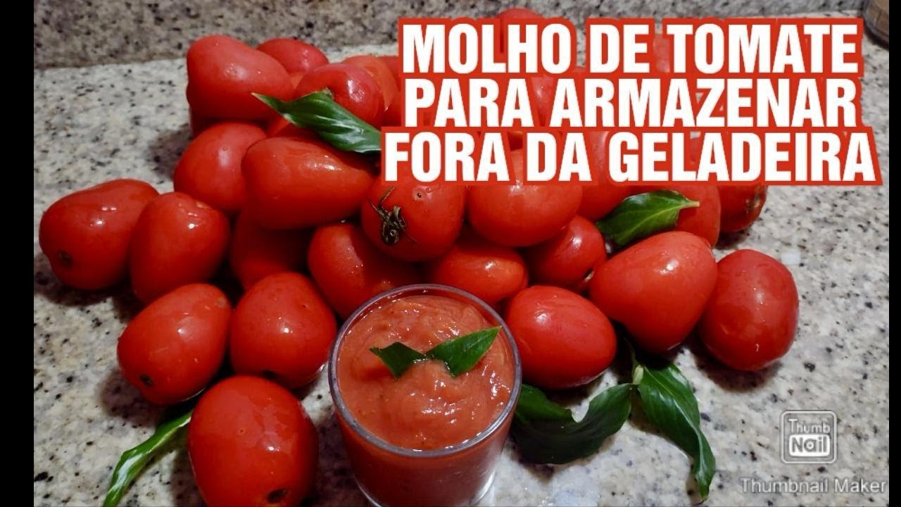 MOLHO DE TOMATE PARA ARMAZENAR FORA DA GELADEIRA #chicoabelha #molhodetomatecaseiro #armazenamento