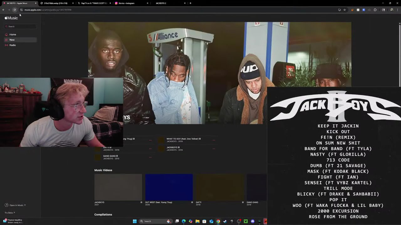 JACKBOYS 2 Listening Party | Travis Scott, Sheck Wes, Don Toliver + more