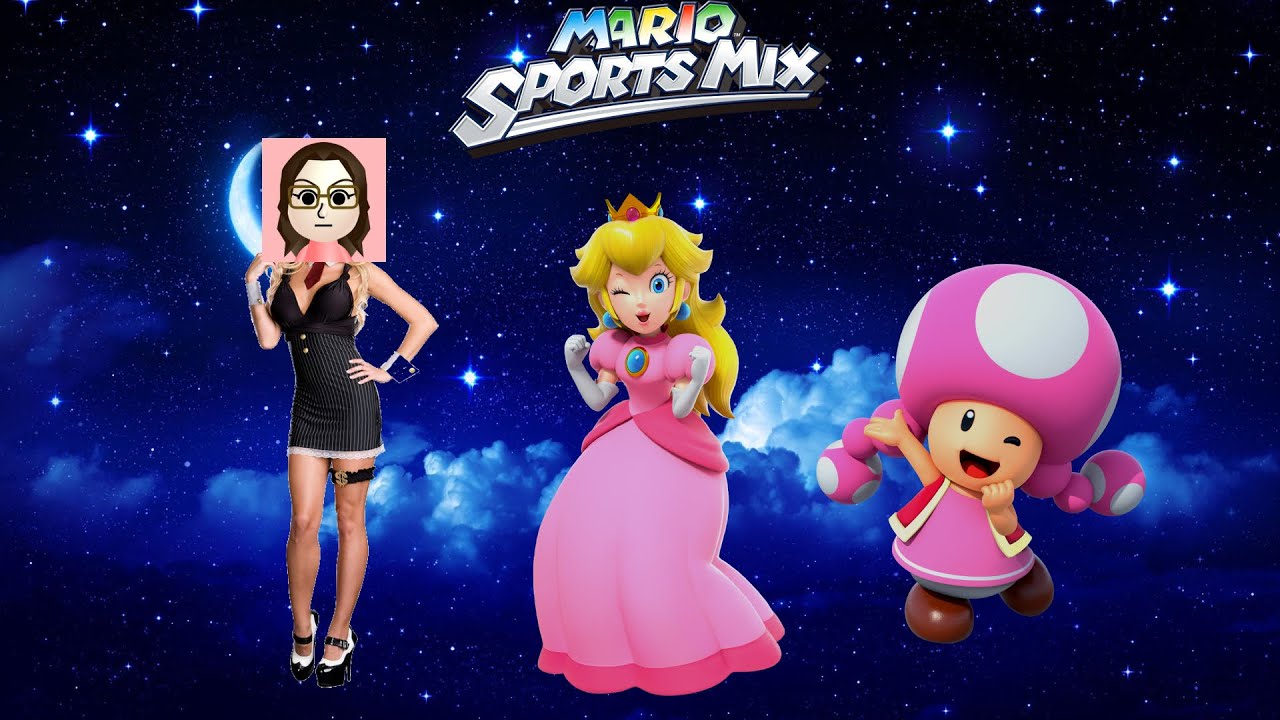 Mario Sports Mix - Dodgeball Tournament #144: Mushroom Cup (3 players, Normal)