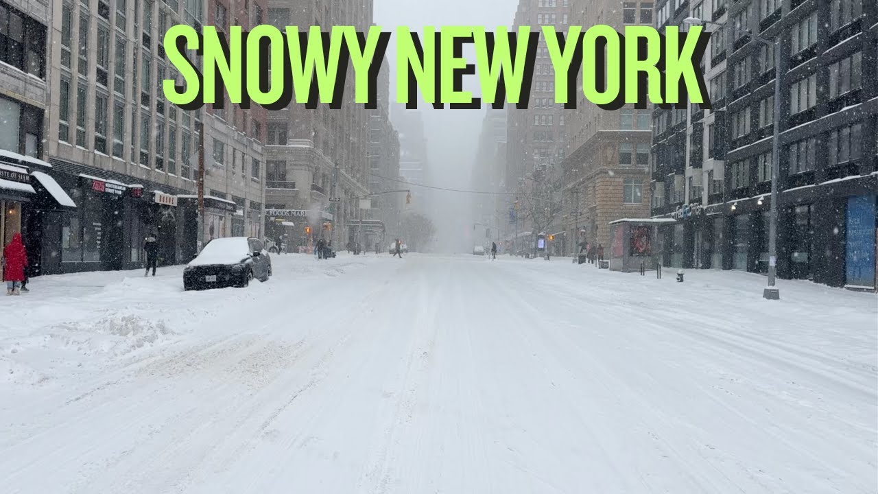 Walk With Me In The NYC Snowstorm | Snowy New York City | Never Seen Before Views