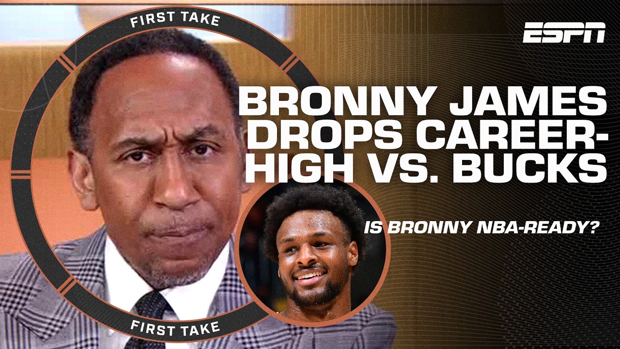 'I MIGHT'VE BEEN WRONG' 🤷‍♂️ Stephen A. admits THIS about Bronny + Curry-less Warriors | First Take