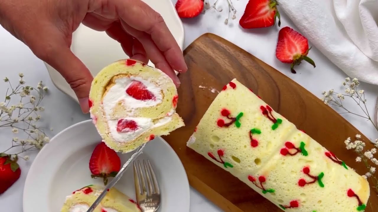 Cherry Cake Roll