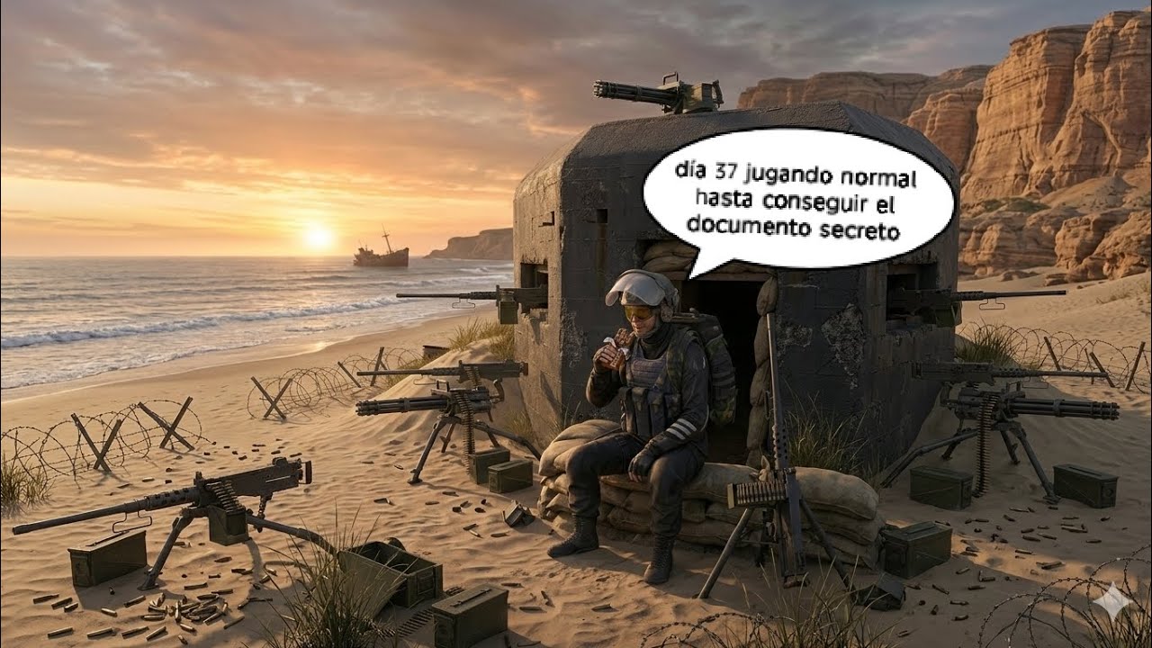 Día 37 jugando normal hasta conseguir el documento secreto 