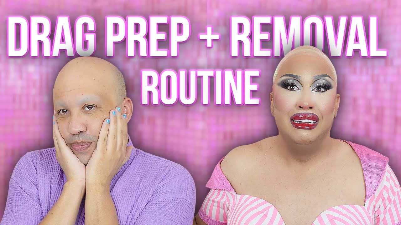 Моя процедура подготовки и снятия макияжа для дрэг-шоу + Rupal's Drag Race