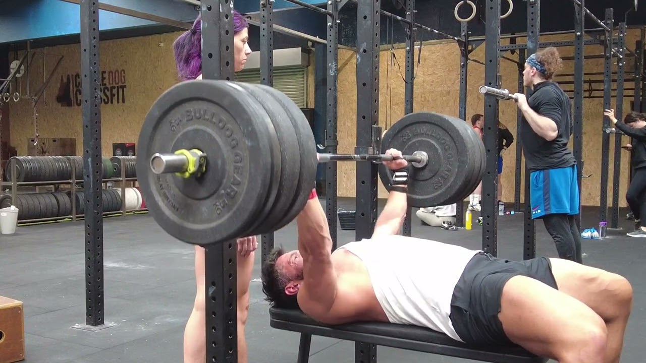 bench press 130kg for 5