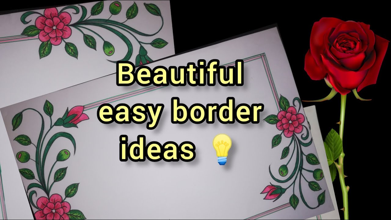 Border design for schools ||Corner design||assignments||projects