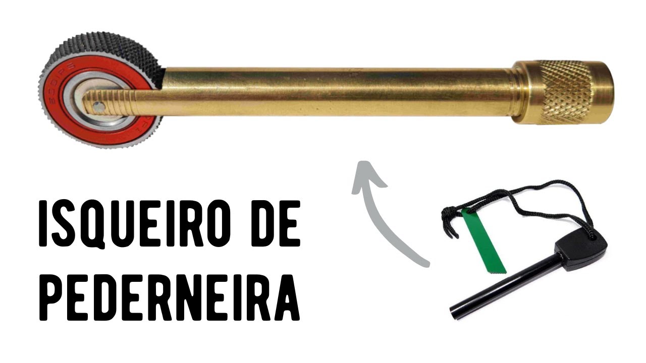 como fazer isqueiro de pederneira