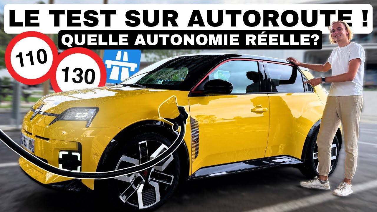 Peut-on partir en vacances en R5? Le test d'autonomie sur autoroute!