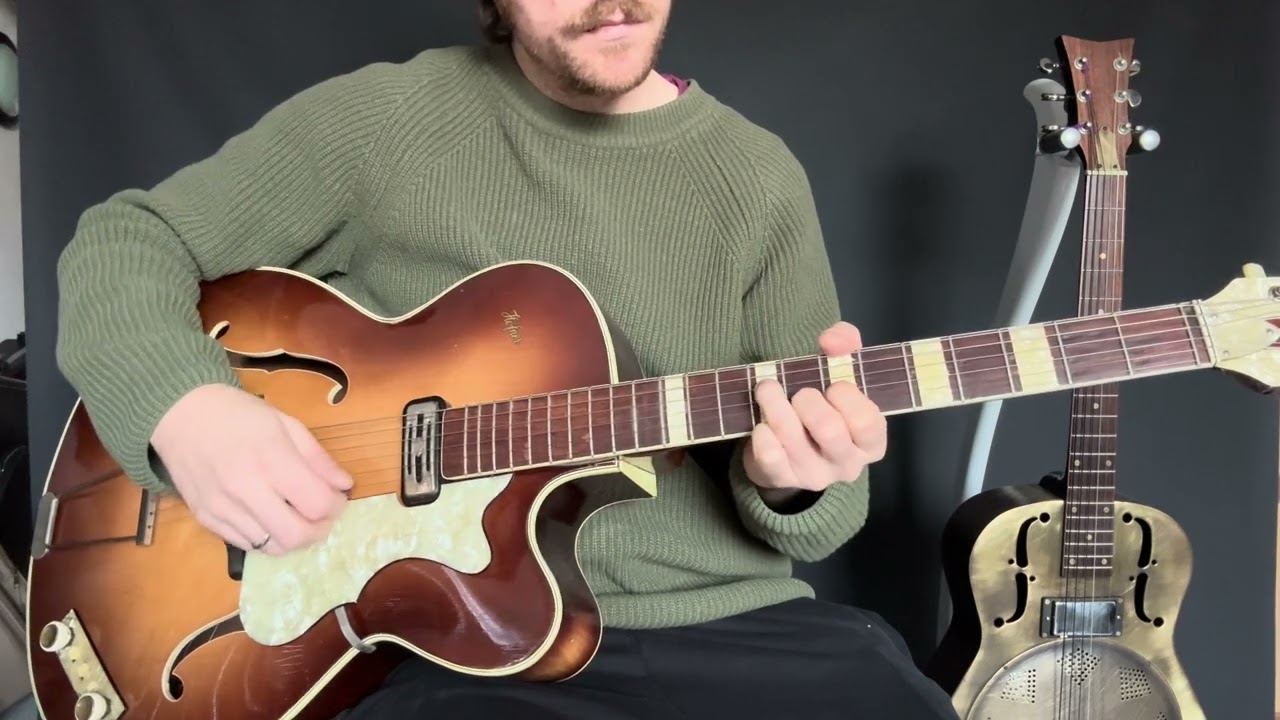 Hofner 456 S E2 1960 „Toaster“ Pickups Demo 