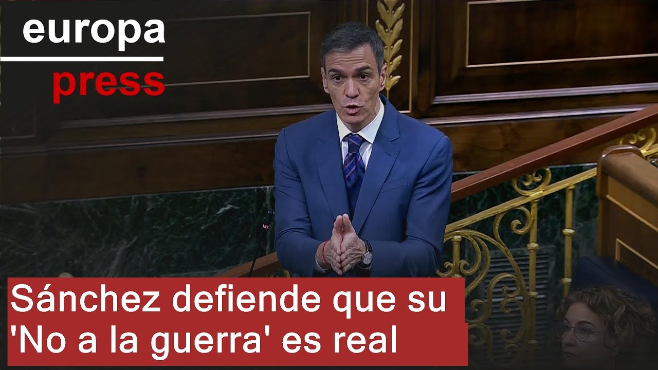 Sánchez defiende ante Podemos que su 'No a la guerra' es real