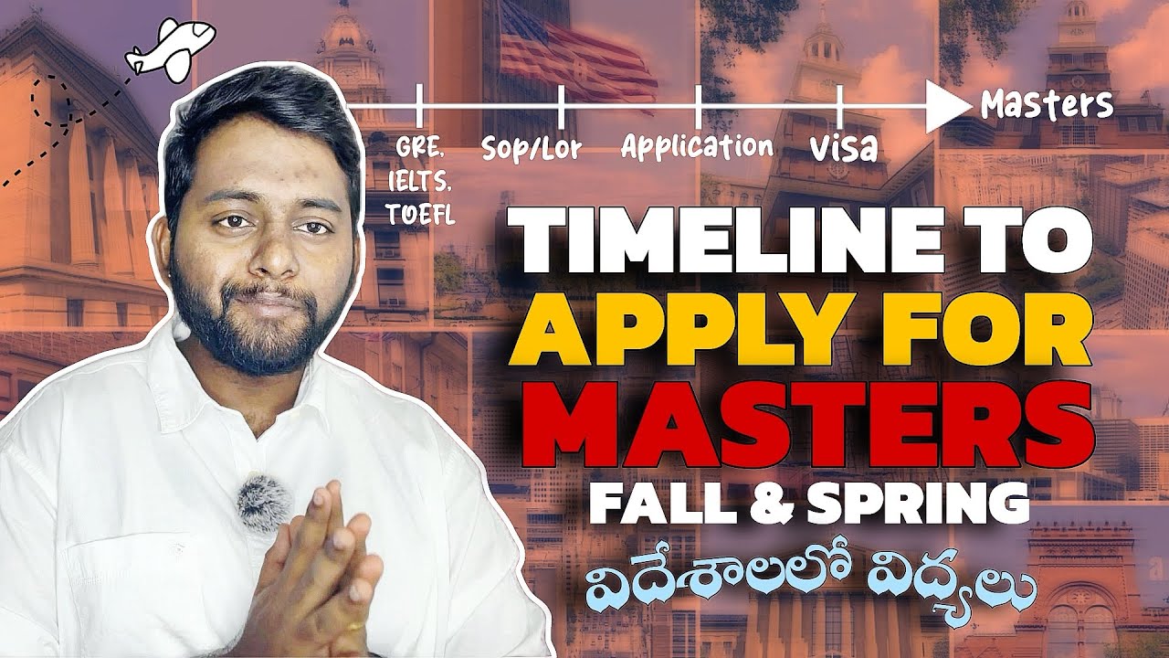 Spring & Fall 2025 Timeline : master in USA | Shortlisting & Admission | MS IN USA