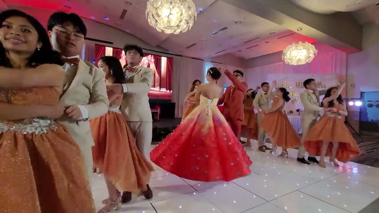 Cotillion dancers at Gail's debut
